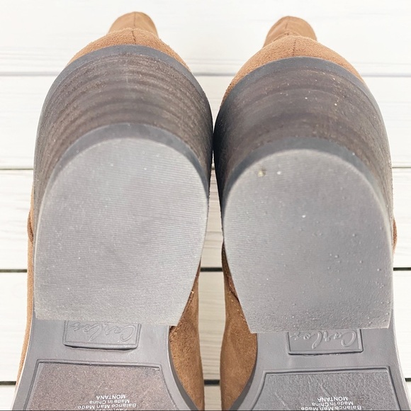 Carlos by Carlos Santana Montana Western Boho Ankle Boots Brown - Picture 7 of 8